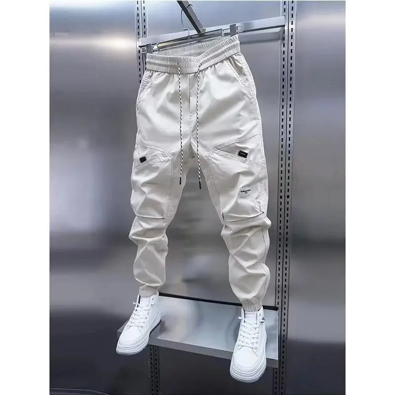 Men's Harem Pants Man Breathable Men's Clothing  New Casual Pants Man Straight Trousers, Casual Regular Fit Utility Jogger Bottoms, Men's Trousers for All Seasons, Pants for Men, Mens Pants, Pants for Men