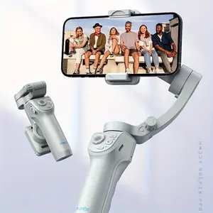 3-axis Gimbal Stabilizer, Adjustable Fill Light, Smart Tracking, Foldable And Portable, Al Smart Tracking, Eight Gimbal Modes, Easy Camera Movement, 8 Hours Endurance, Gesture Control.