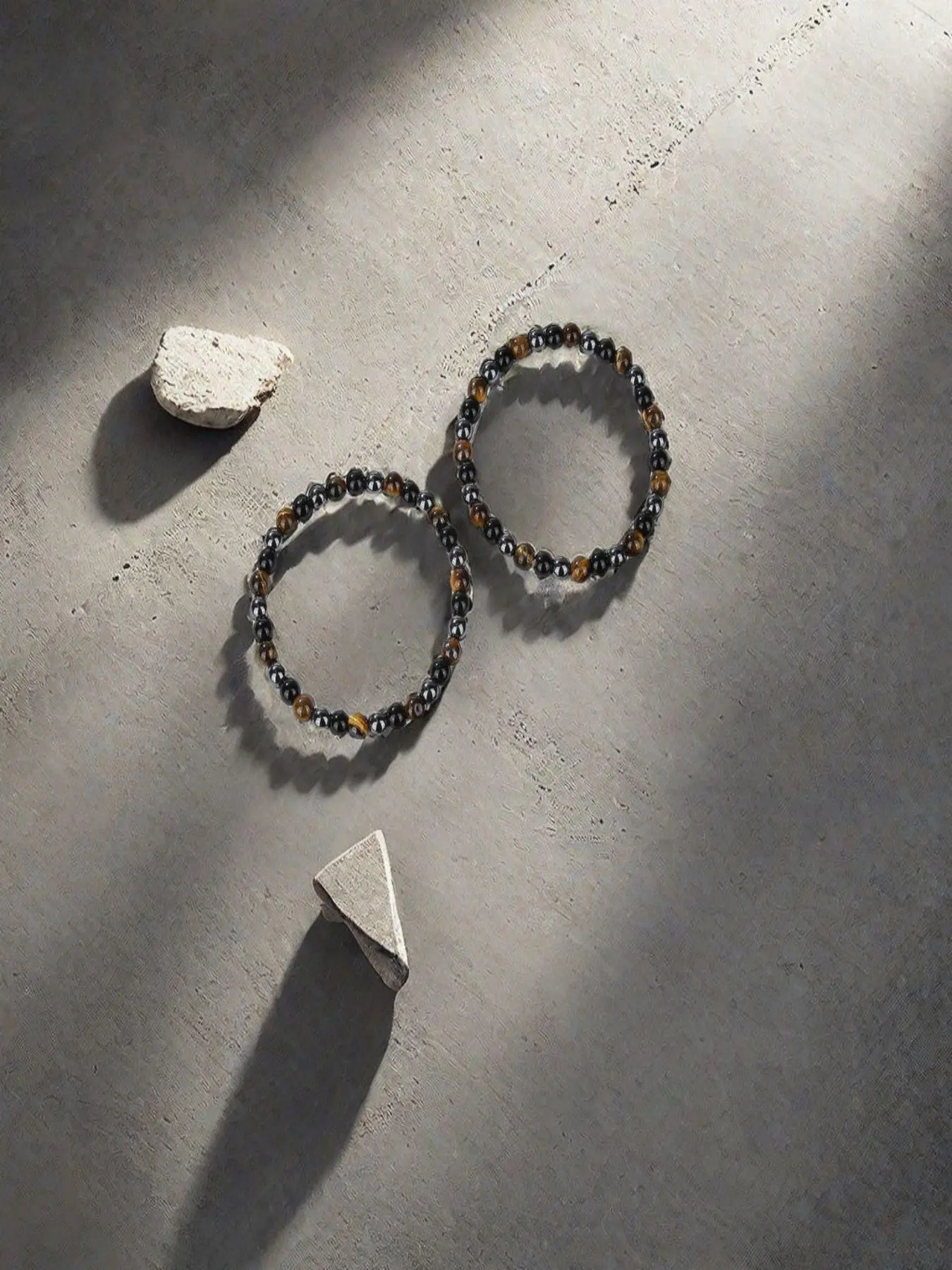 Fashionable Stone Decor Beaded Bracelet for Women & Men, Style for Party, Daily Clothing Decor, Trendy All-match & Exquisite Jewelry for Birthday Gift, Beads Bracelets, Stackable Bracelets, Stacked Bracelets, Beaded Bracelet Set, Stacking Bracelet