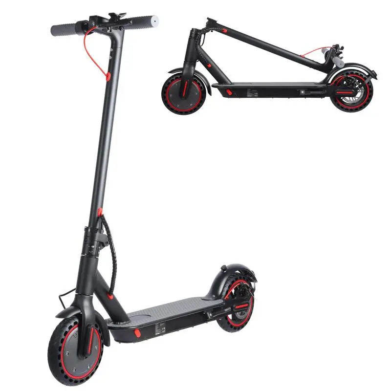 Portable Folding Electric Kick Scooter - Aluminum Alloy Frame, Quick Folding Design, Compact, 350W Motor, 19 mph Top Speed, 21 mi Range, Exercise Equipment, Christmas & New Year Gift for Sports & Outdoor Fitness
