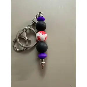 Purple Bloody Hand Horror KEYCHAIN