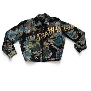 logo froral 50s jacket