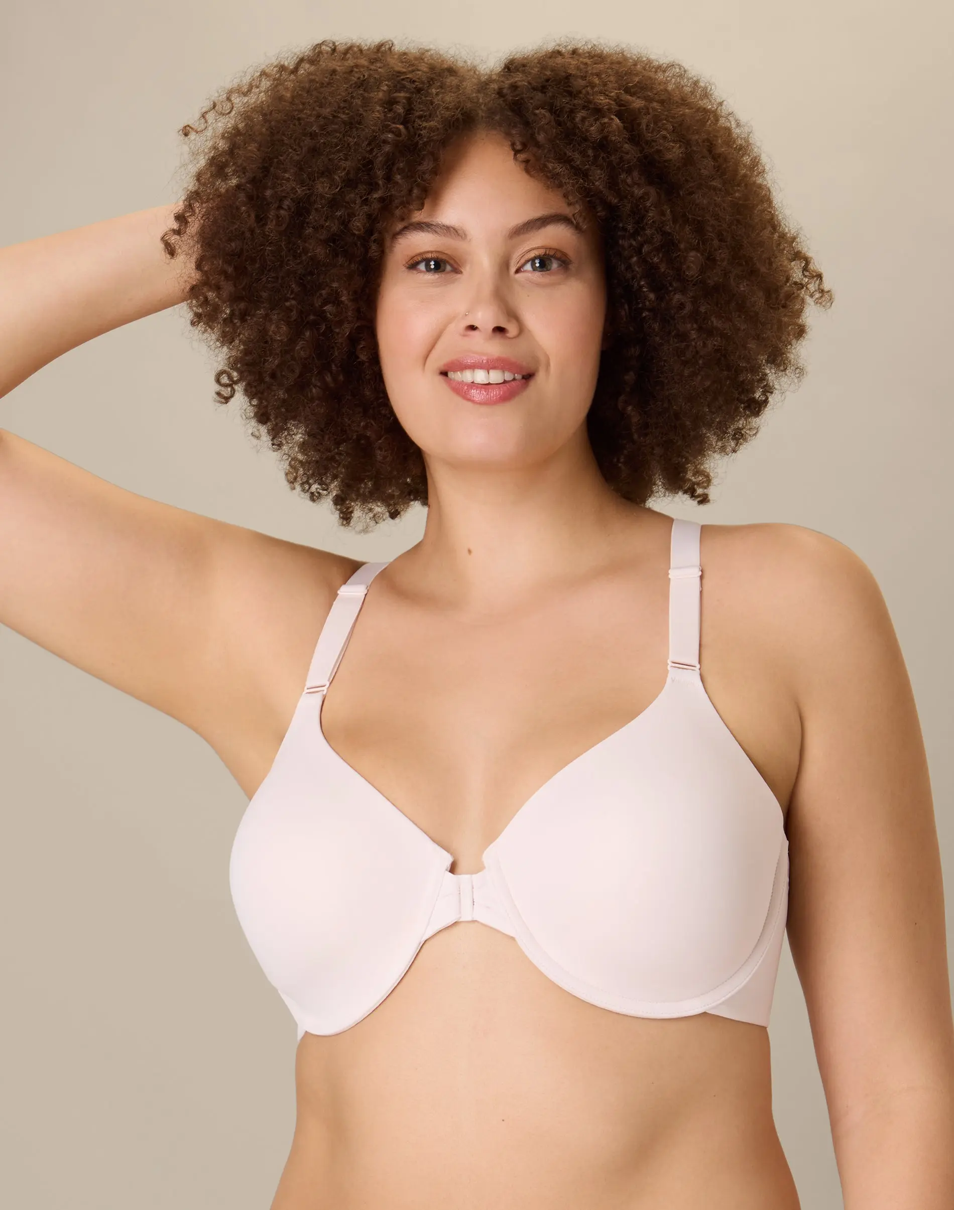 Playtex Front-closure Racerback Bra Full Coverage Women's Comfortable Fit Everyday Support Breathable Us4808