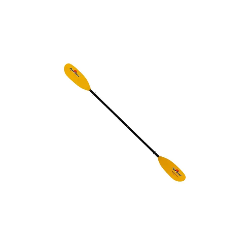 Sting Ray Yellow FG Blade/Aluminum Shaft 2pc Kayak Paddle - Closeout
