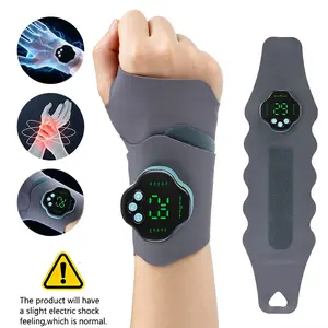 Electric Wrist Massager, Vibration Massage Relief, Portable Rechargeable Wrist Support, Microcurrent Deep Massage, After Disassembling the Host, it Serves as a Wrist StrapIdeal, Gift for Parents