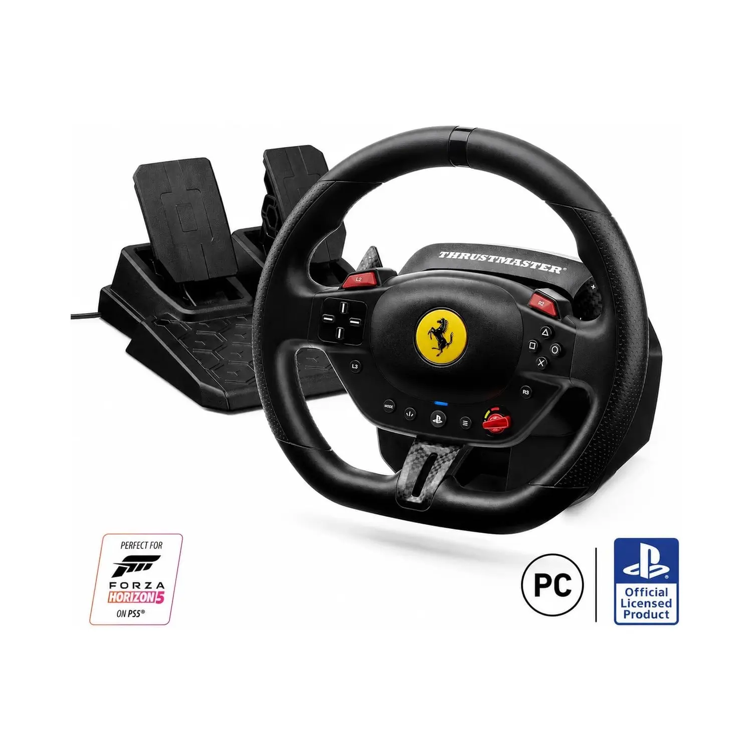 Thrustmaster T98 Ferrari 296 GTB – Racing Wheel (Black)