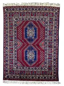 3x5 Silk Road Collection Rug – Handmade Afghan Wool Carpet
