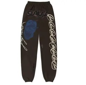 Cactus Jack For Fragment Sunrise Sweatpants Washed Black Menswear Casual Fashion