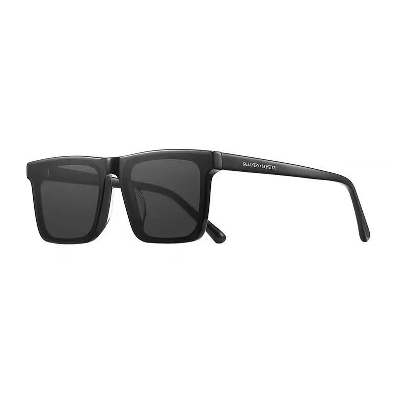 SummerVibes Unisex Polarized Square Frame Sunglasses - UV400 Protection, Anti-Glare, Lightweight Polycarbonate Stylish Accessories for Driving, Multi-Sports EDC Gear, Oval, Pc, Polarised Lens, Round, Uv Protection Lens, 29 Grams