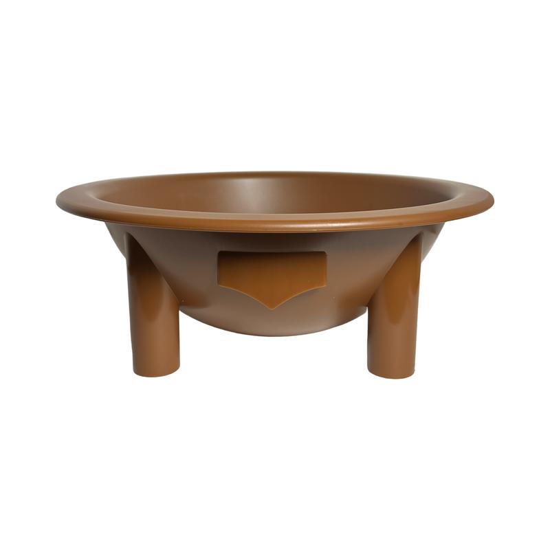 Kavafied Tanoa - Kumete - Traditional Kava Bowl - Food Safe PP - 1.5 Gallon Capacity - 15" x 15" x 5.5"