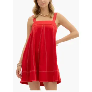 Kendall Mini Dress in Red