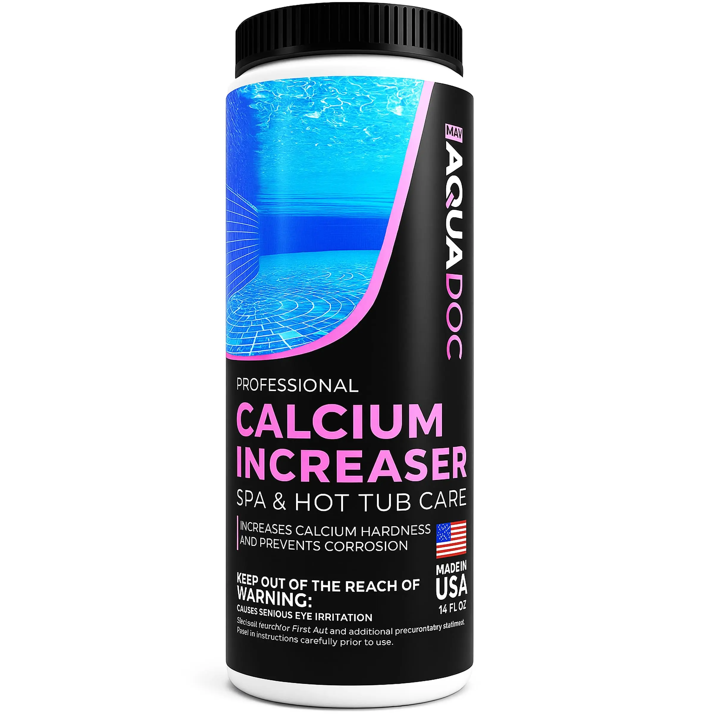AquaDoc Calcium Hardness Increaser for Spa & Hot Tub - Cost Effective Fish & Aquatic Water Treatment, Supports Water Balance, Boosts Clarity, Enhances Durability