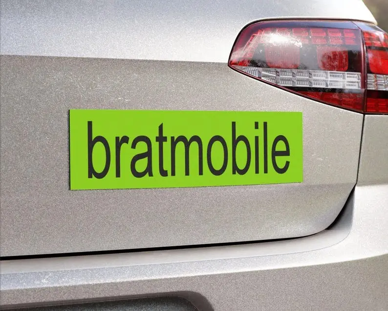 Bratmobile Bumper Sticker For Car
