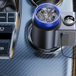 1PCS USB Car Cup Cooler & Warmer – 2-in-1 Smart Holder, One-click Temp, Fits 18.6 Oz Bottles