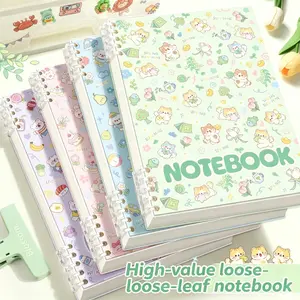 Aesthetic Floral & Animal – Cute Lined Journal, Spiral Bound Notepad, 120 Pages, A5/B5 for Note Taking, Writing, School & Office Supplies