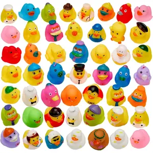 Rubber Duck Toy Duckies for Kids - 25 Pack - NEW Sensory Play, Stress Relief, Stocking Stuffers, Baths, Summer Beach and Pool Activity