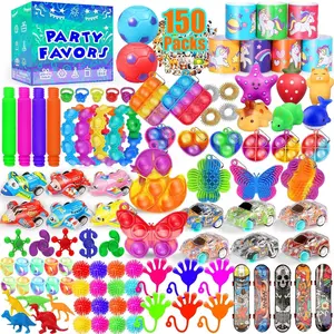 150-Pack Fidget Toys Bulk Party Favors for Kids 4-12, Treasure Box Toys for Classroom, Prizes Stocking Stuffers Goodie Bags for Birthday Holiday for Boys Girls