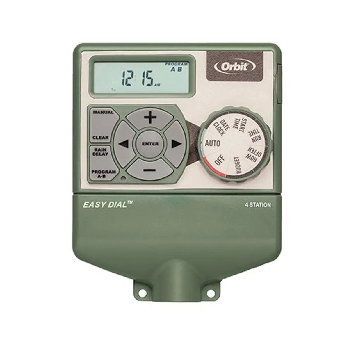 212 MAIN 4-Zone Indoor Timer, Orbit Irrigation Products 57594, for Garden Irrigation