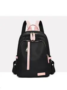 2026 New Oxford Fabric Backpack for Women, Large Capacity, Korean Style, Versatile College Wind, Waterproof, Lightweight Travel Bag