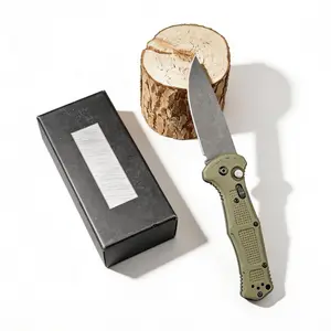 Kaelon Outdoor Survival Tactical Knife, D2 Steel Blade Fiberglass Non-Slip Handle Folding Knife, Sharp Multi-Functional EDC Pocket Knife for Daily Use & Fruit Cutting