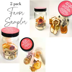 Sangria & City Lights Cosmo Cocktail/Mocktail (2-pack sampler)