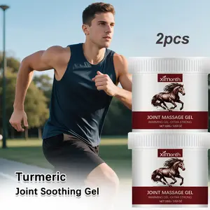 2pcs Joint Massage Gel - Herbal Cream with Curcumin for, Muscle & Joint Discomfort, Non-Greasy Fast-Absorbing Formula, Portable for Knees, Neck, Back, Hands & Feet