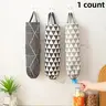 Random Color Geometric Garbage Bag Storage Organizer, 1 Count Durable Hanging Versatile Bag, Hangable Home Organizing Supplies for Kitchen, Bathroom and Living Room, Household Tool, Hanging Bin