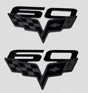 C6 Corvette 60th Anniversary Fender Emblems (Pair)