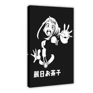 Anime My Hero Academia Uraraka I Canvas Poster Wall Art for Home Bedroom Office Dorm Room Decor