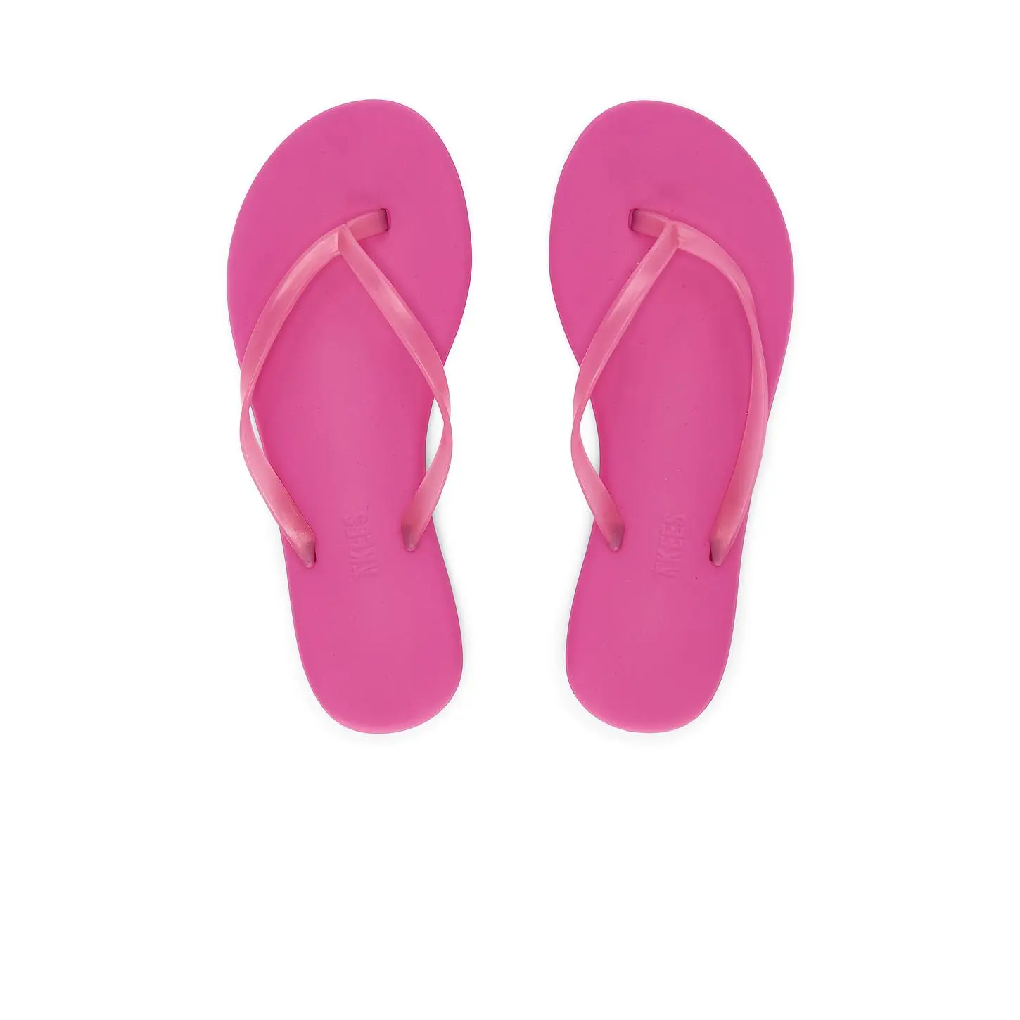 TKEES Aqua Flip Flops in Pink Spritz