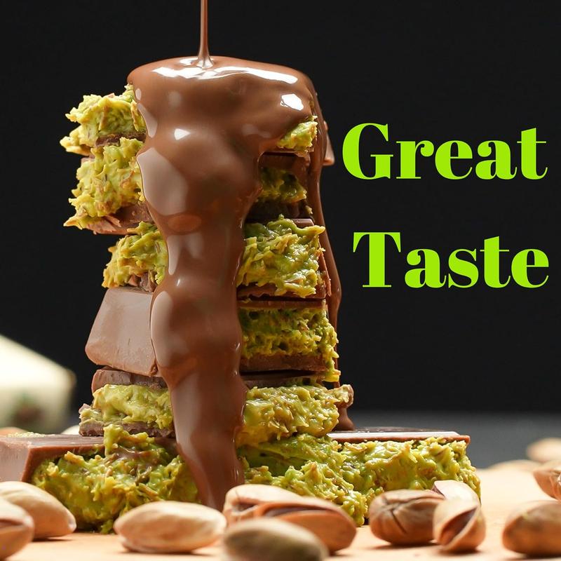 Dubai Chocolate Bar - Premium Milk Chocolate with Kadayif and Pistachio Cream, 7.4oz (2 Bars)