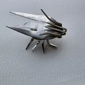 Handmade Silverware Cricket Scuplture