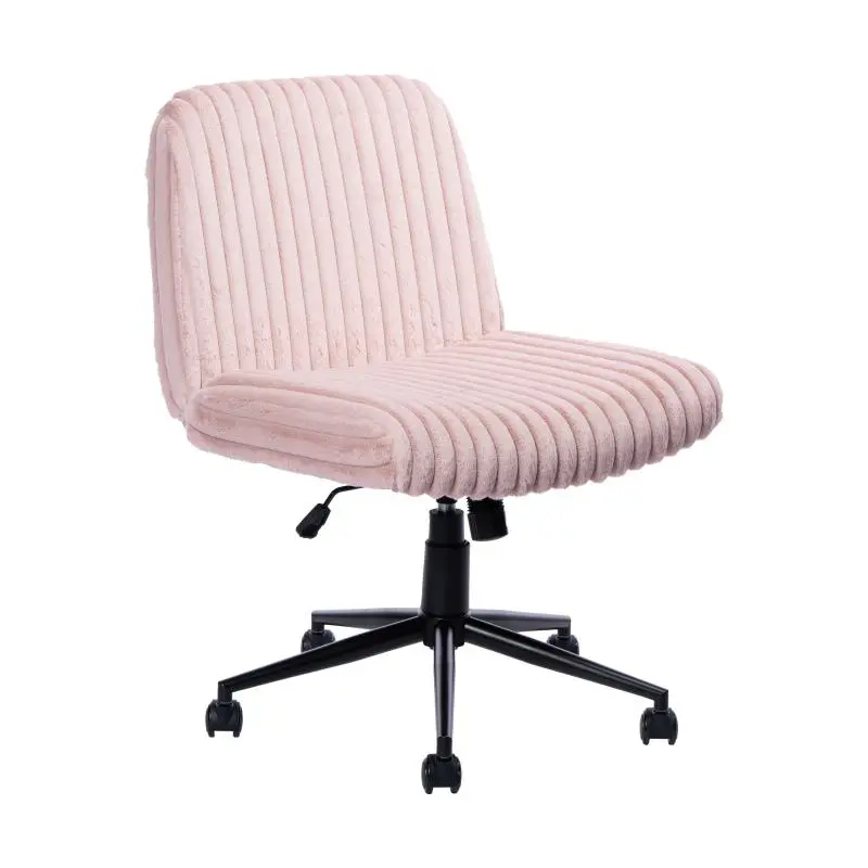Bellemave Techni Sport Pink Criss Cross Chair Ergonomic Adjustable Extra Wide 26" Foam Padded Seat Soft Plush Material Height Tilt Control Swivel Base, Comfy, Ergonomic Chairs, Height Swivel Chair