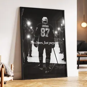 Sidney Crosby Motivational Poster – Printable Hockey Wall Art