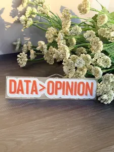 Data > Opinion Sticker – Waterproof Laptop Decal