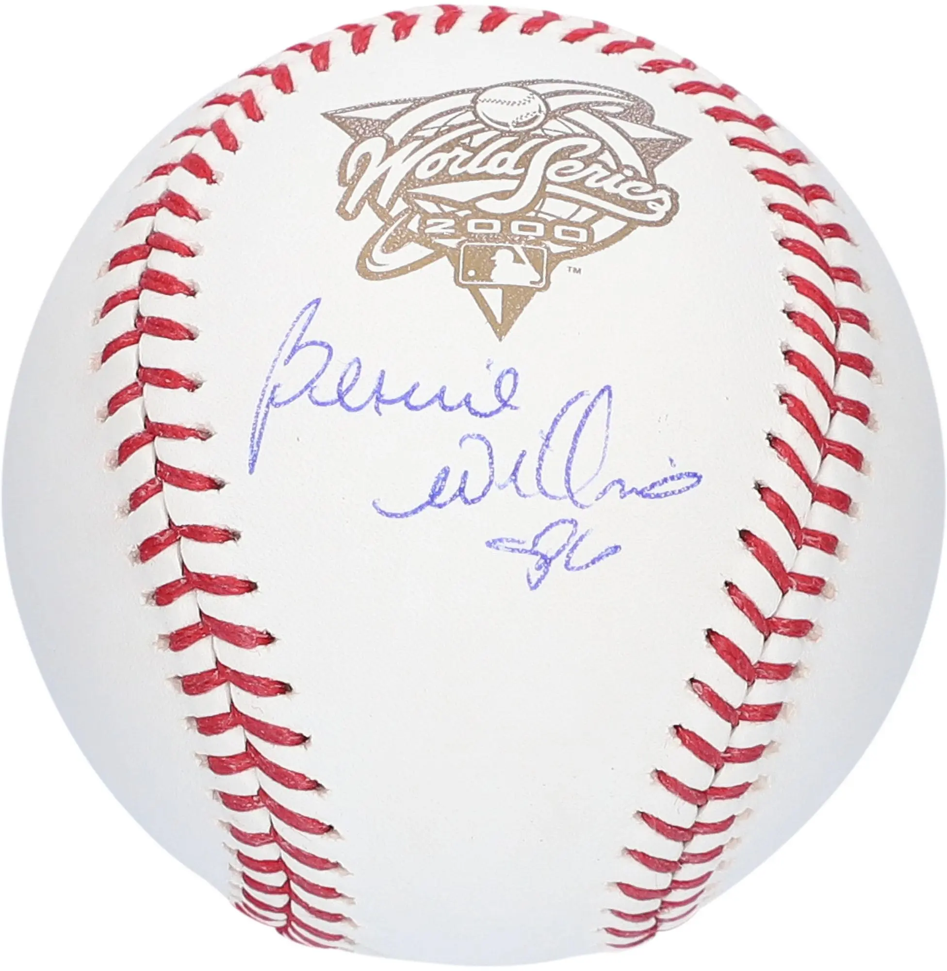 Bernie Williams New York Yankees Autographed 2000 World Series Logo Baseball - Fanatics Authentic Certified