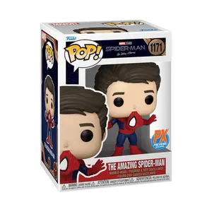Funko Pop! Spider-Man No Way Home - The Amazing Spider-Man Unmasked #1171 Exclusive (Sticker may vary) Collectible Pop Vinyl Figure