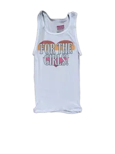 For the Girls Lesbian Flag Pride Sheer Tank Top Ribbed Crop Top Graphic Tank 2000s Y2K Fratty