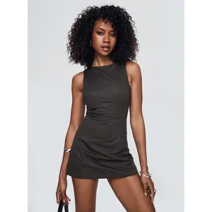 Yumiko Romper Slate Grey