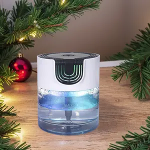 Air Purifier -Air Washer With LED Night ColorfulLight, For Home And Office., Small Essential Oil Aroma Diffuser For Smoke, Pets