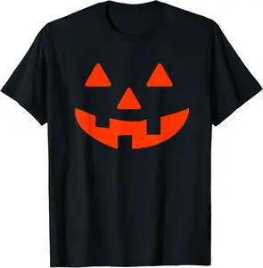 Giant Pumpkin Face Orange Jack O Lantern Halloween Costume T-Shirt - Diegoort Shop 23B07SZB2946