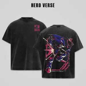 Metal Sonic Cotton T-shirt, Vintage Graphic Tee Washed For Fans Sonic the Hedgehog Game,Printed Crew Neck T-Shirt Oversize, Graphic Streetwear T-shirt, T-shirt Unisex Hot 2025 MC4