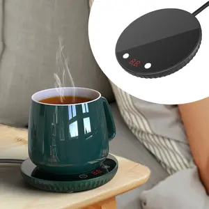 Electric Smart Thermostat Coffee Cup Warmer for Office and Home Glass Cup Mug Heater