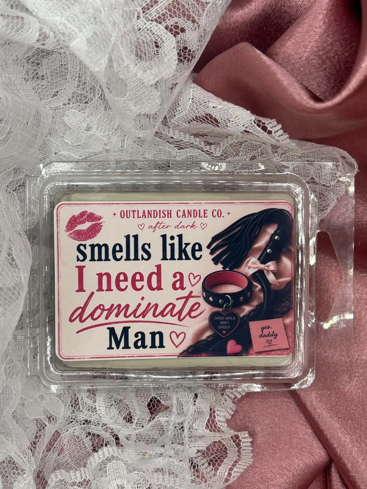 Dominant Man Scent 2.4oz Soy Wax Melt, Home Fragrance Accessory for Home Care