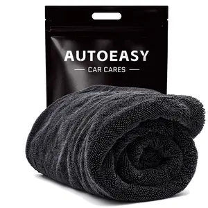 AutoEasy Car Drying Towel, Large&Super Absorbent, Ultra Soft Premium Microfiber, 1200GSM Double Twisted-Loop Drying Towel