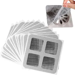 30PCS Disposable Floor Drain Filter Screen, Floor Drain Sticker, Disposable Shower Drain Hair Catcher