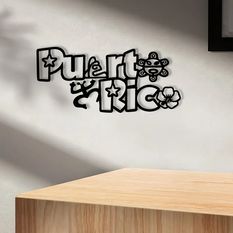 Puerto Rico Coqui Frog Metal Wall Art, Unique Artwork, Decorative Artwork, Fashionable Iron Taino Symbol Statue, Powder Coated, Home Decor, Art Wall Decoration, Holiday Gift