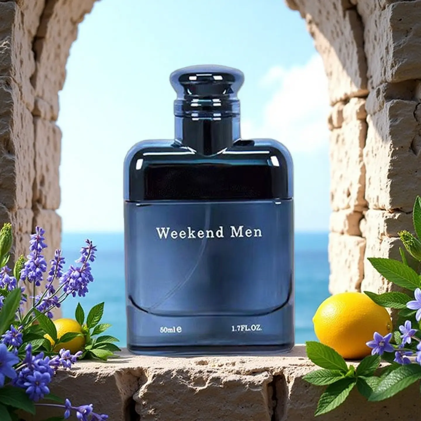 Blue Bellflower Cologne for Women, Floral Scented, Top Notes Clove, Lemon, Lavender, Mint Middle Notes Jasmine, Lily of the Valley, Wild Rose Hip, Sea Water Base Notes Musk, Amber, Cool Sea Salt, Floral, Citrus Perfume, Fragrance Product