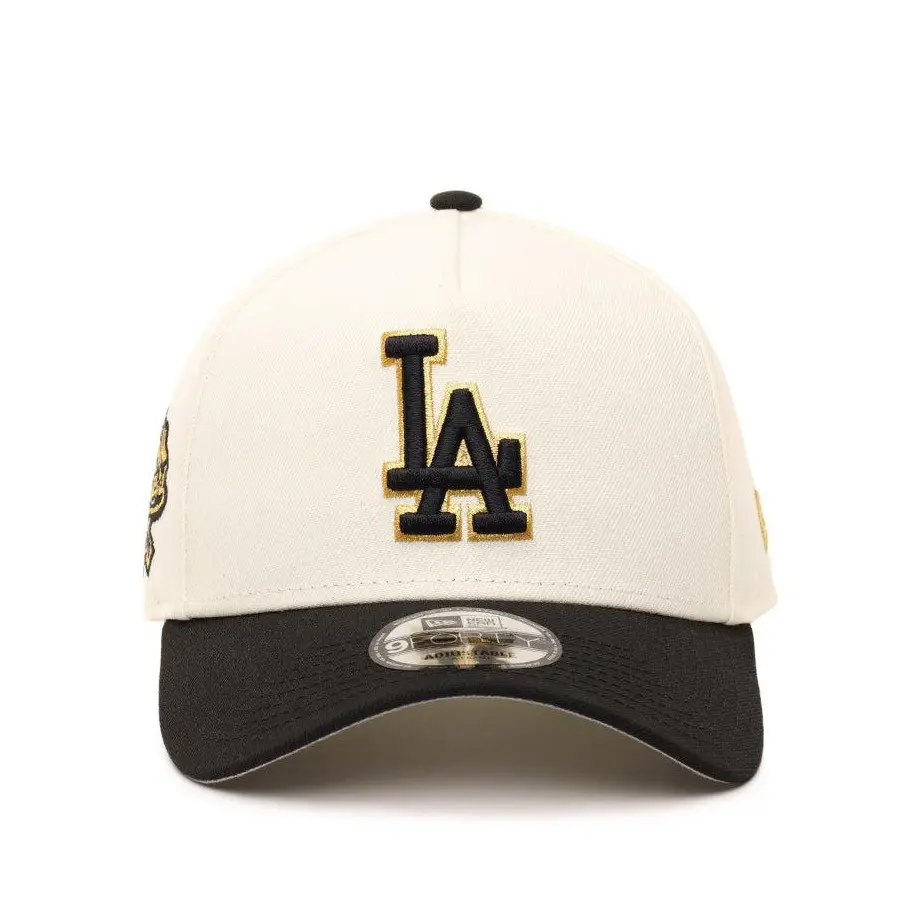 Los Angeles Dodgers Chrome Black 2 Tone 100th Anniversary SP 9Forty A-Frame Snapback