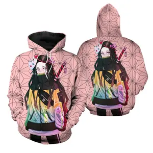 Demon Slayer Nezuko Anime All Over Print Hoodie